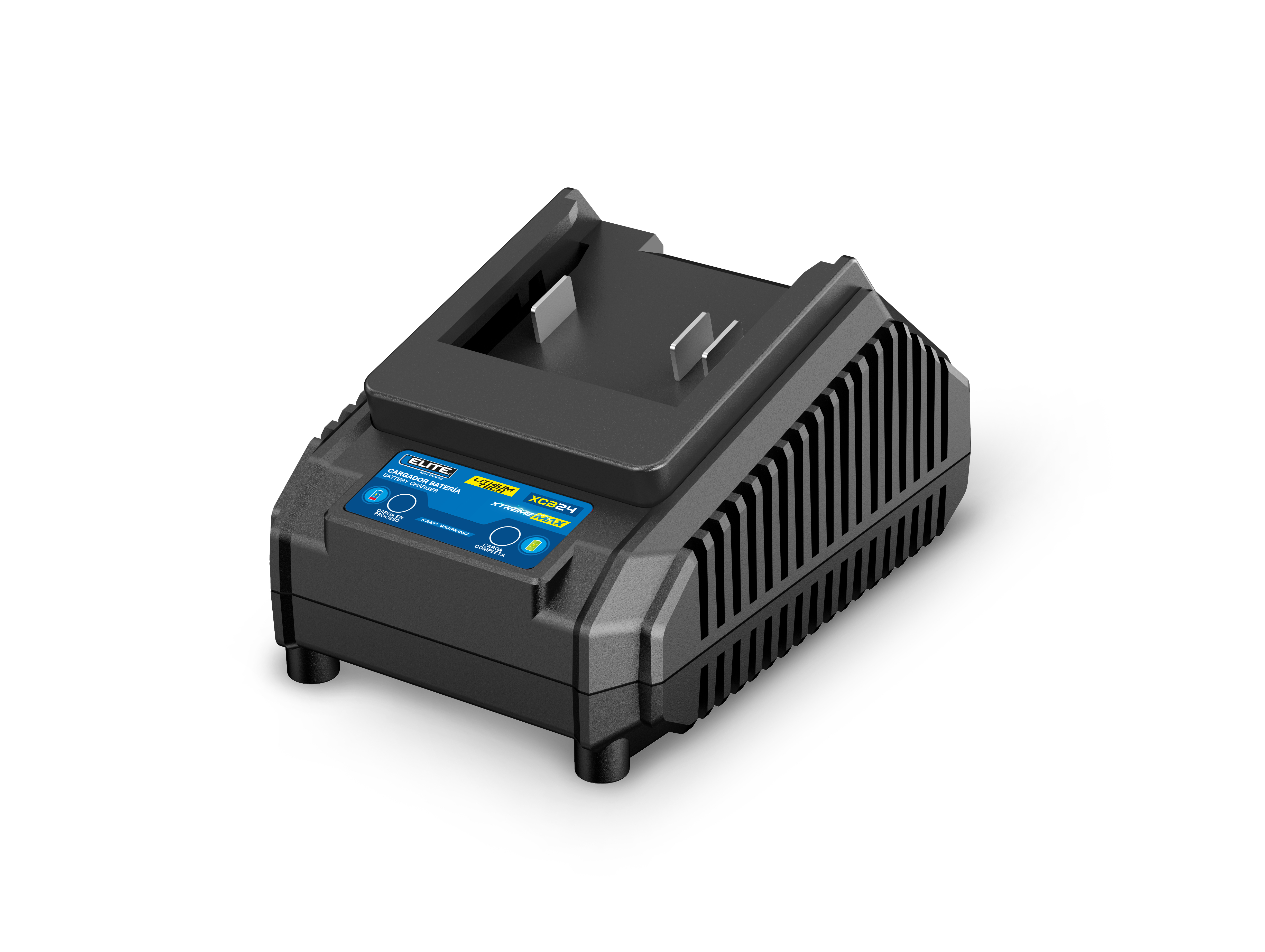 Llave de impacto inalámbrica Elite XIW2155K 21 V brushless cuadrante 1/2" con batería 4 Ah y cargador.